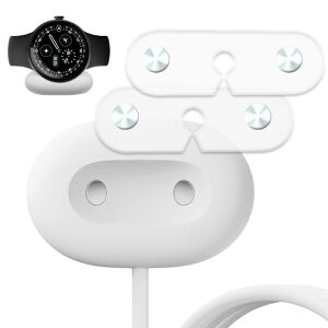 GYOKUYU�u2�_�Z�b�g�vFor Google Pixel Watch 4 41mm/45mm �P�[�X�[�d���p�A�_�v�^�[ �[�d�Ή� �[�d���P�[�X���O���s�v �O�[�O�� �s�N�Z���E�H�b�`4 �[�d�\ �J�o�[�[�d�A�_�v�^�[ �֗� �[�d�� �ڑ�