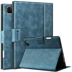 Antbox iPad Pro 12.9 �P�[�X 2022 ��6���� iPad Pro 12.9 ��5/4/3����(2021/2020/2018) ���p Upgraded �\�t�gPU���U�[�� �S�ʕی� Pencil 2 ���[/�y�A�����O�ƃ��C�����X�[�d��