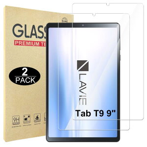 Hianjoo 2���Z�b�g LAVIE Tab T9 (T0995/HAS) �Ή� �ی�t�B���� �����K���X �d�x9H/��U�h�~/�����ߗ� LAVIE Tab T9 (TAB09/Q01) �Ή� �t�B���� �K���X�t�B���� �^�u���b�g 9�C���` �t���ی�t