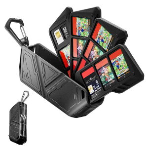 For Switch 2 �Q�[���J�[�h�P�[�X AriKroii Switch�p �J�Z�b�g�P�[�X �J�[�h�P�[ �X12���X�C�b�`�J�[�h��Micro SD12�������Ɏ��[ �Q�[���J�[�h���[�{�b�N�X �ϏՌ� �y�� �z�R���h�~ �ی쐫�\ ���R�� �[