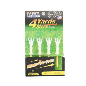 ���}�j(Yamani) �S���t�e�B�[ 4 YARDS MORE GOLF TEE (�X�^���_�[�h) 4���[�h ���A �e�B�[ �X�^���_�[�h TRMG4YA2 �C�G���[ 70