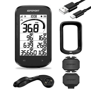 iGPSPORT BSC100MAX �T�C�N���R���s���[�^3.0�C���`GPS�T�C�R�� �T�C�N���R���s���[�^�[ Bluetooth5.0�Ή� �X�}�[�g���}�C���_�[ �X�}�[�g���C�g�A�g IPX7�h�� 40���� Strava���� Type-C �����[�d ���{��