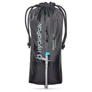 Hydrapak Pioneer - �܂肽���݉\�Ȓ�������ѕ��z�V�X�e�� (6L/2000�I���X) - BPA�|�������r�j���s�g�p�̃L�����v�p�n�C�h���[�V�����u���_�[/���U�[�o�[�ƃX���[�u�A�u���b�N�B