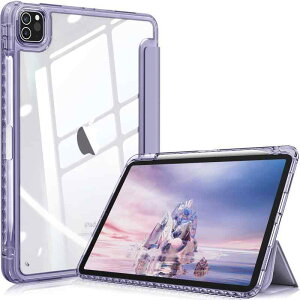 Fintie iPad Pro 11 �P�[�X 2022/ 2021/ 2020/2018 11�C���` �����o�b�N�J�o�[ Apple Pencil ���[�\ Apple Pencil 2 ���C�����X�[�d�Ή� �O�܃X�^���h �X���[�v�@�\ �y�� ���^ ����