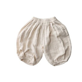ロングパンツ キッズ 男の子 女の子 防蚊パンツ 綿紗 接触冷感 ゆったり ワイドパンツ 普段着 カジュアル おしゃれ 涼しい 通気性 柔らかい 部屋着 外遊び