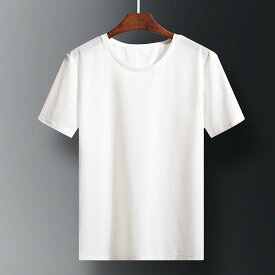 Tシャツ メンズ 半袖 クルーネック 接触冷感 メッシュ トップス カットソー ゆったり 大きいサイズ 通気性 スポーツウェア 速乾 オールシーズン 無地 カジュアル