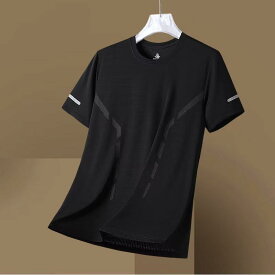 Tシャツ レディース 春夏 接触冷感 吸湿速乾 メッシュ 薄手 トップス クルーネック シンプル 無地 カジュアル トレンド 着回し抜群 普段使い スポーツ フィットネス