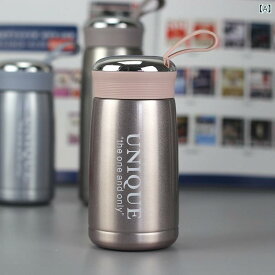 保温カップ ステンレス製 真空断熱 電気メッキ加工 ストラップ付き メンズ レディース キッズ 学生用 スポーツ 便携 赤 ゴールド ブルー グリーン 260ml 360ml