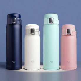 保温杯 象印 ステンレス 男女用 ビジネス 360ml 480ml 600ml 白色 深青 ピンク 天青 ロック 便携 12時間保温 24時間保冷 運動スタイル タイ生産