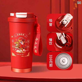保温カップ ステンレス 真空 家用 車載 携帯 現代 シンプル デザイン 大容量 500ml シリコン 蓋 PP 蓋 ダブル 蓋 スポーツ ビジネス ホーム オフィス アウトドア 旅行 ユニセックス メンズ レディース キッズ シニア 学生 コットン セ