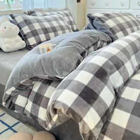 ベビー キッズ 秋冬 保暖 柔軟 牛乳フリース 布団カバー セット ベッドシーツ 枕カバー ベッドスカート 家用 学生用 柔らかい肌触り 暖か素材 寝具 ふわふわ 快適 子供用 家庭用 寮用 ギフト 柔軟素材 保温 コットン調 滑らかな質感 ベッドルーム