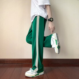 ロングパンツ メンズ カジュアル スラックス テーパードパンツ サイドライン スリット 春夏 センタープレス 美脚 伸縮性 軽量 ストレートパンツ ワークパンツ イージーパンツ クロップドパンツ 通勤用 普段使い