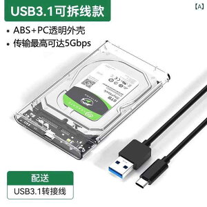 2.5�C���` SATA SSD �O�t�� �n�[�h�f�B�X�N �P�[�X USB3.1 Type-C �C���^�[�t�F�[�X ���� PC ABS �f�� �y�� �R���p�N�g �����]�� �� �J���[�o���G�[�V���� �ʋ� �����^�� �Ή� 3TB �e�� �T�|�[�g