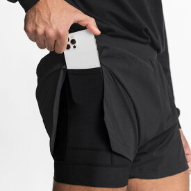 ショートパンツ メンズ スポーツ フィットネス トレーニング ウェア 短パン 筋トレ 伸縮性 ジム 訓練 梭織 通気性 高開叉 ハーフパンツ