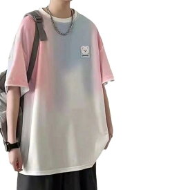 セットアップ メンズ レディース カジュアル 半袖Tシャツ 接触冷感 グラデーション 運動用 ショートパンツ 2点セット 部屋着 アウトドア スポーツウェア