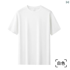 Tシャツ メンズ 半袖 接触 速乾 紫外線カット ドロップショルダー ゆったり ビッグシルエット カジュアル トップス