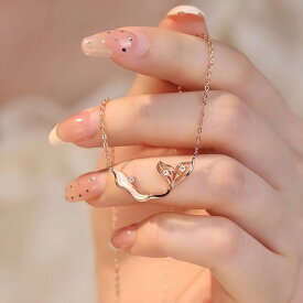 ネックレス レディース マーメイド テール シェル 貝殻 ペンダント アクセサリー シルバー 電気メッキ加工 ジルコニア 高級感 秋 冬 お出かけ 普段使い デート パーティー ギフト 20代 30代 40代 大人 かわいい