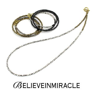 BELIEVEINMIRACLE,�r���[�u�C���~���N��,METAL BZ NECKLACE&BRACE&ANKLET,3WAY���^���r�[�Y�l�b�N���X,�u���X���b�g,�A���N���b�g(3�F�W�J),�ʔ̎戵��