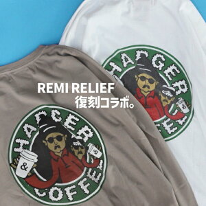 CHARGER COFFEE STAND×REMI RELIEF �ʒ� ���� T�V���c ���~�����[�t × �`���[�W���[ �r�b�O�T�C�Y LW ���H ����T �z���C�g �X���[�g�O���[ 2�F 2022�H�~�V��