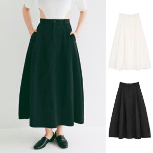 �Z�[�� CLANE ���K���i �{�g���X �N���l �R�N�[�����C�� �{�����[�� �X�J�[�g COCOON LINE VOLUME SKIRT �z���C�g/�u���b�N WHITE/BLACK 2�F�W�J 2026�t�ĐV��
