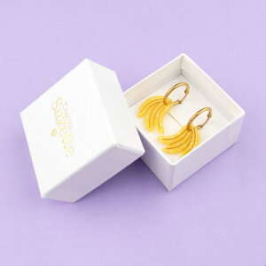 �y�����ʔ� 3,980�~�ȏ� ���������z�N�N�V���[�b�g ���K���i �s�A�X ���f�B�[�X 2���� �����p �t���[�c ���킢�� �t�����X Coucou Suzette �o�i�i �C�������O Bananas Earrings �C�G���[ Yellow