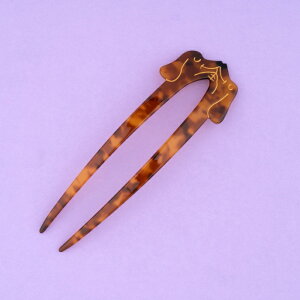 yʔ 3,980~ȏ zNNV[bg Ki 񂴂 wAR[ ANZ  킢 Coucou Suzette _bNXth wA XeBbN Dachshund Kiss Hair Stick uE Brown