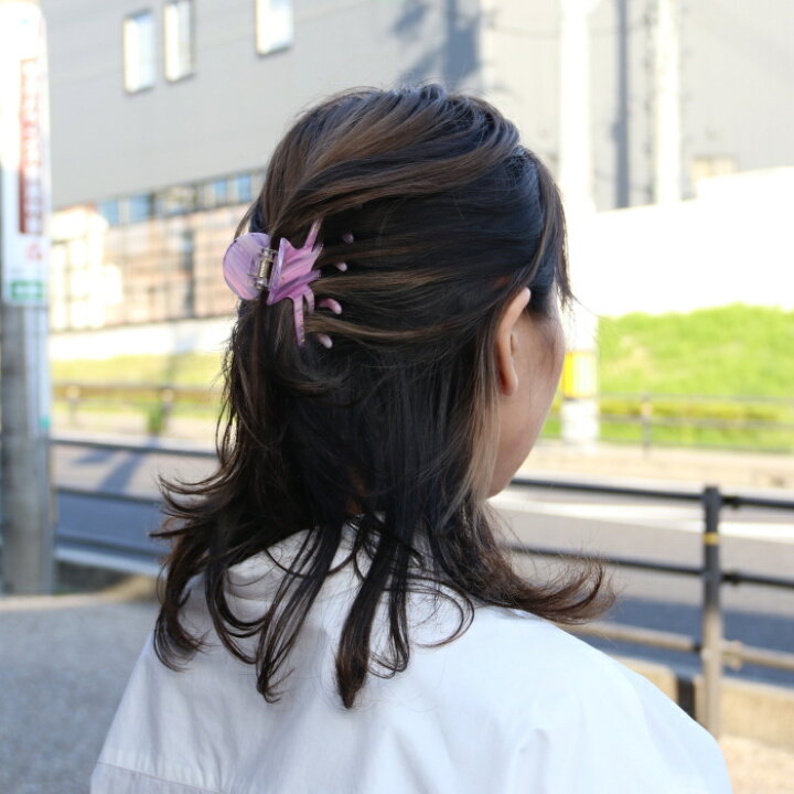 ククシュゼット 正規商品 ヘア アクセ クリップ かわいい 海 夏 魚 ギフト フランス Coucou Suzette タコ ヘアクロー Octopus Hair Claw パープル Purple Shafter Octopus Hair Claw ヘアアクセサリー ヘアクリップ バレッタ