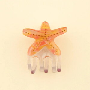 NNV[bg Ki wA ANZ Nbv C  킢 Coucou Suzette qgf ~j wA N[ Starfish Mini Hair Claw IW Orange