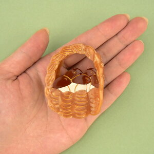 NNV[bg Ki wA ANZ Mtg V H ̂ Coucou Suzette }bV[ oXPbg wA N[ Mushroom Basket Claw uE Brown