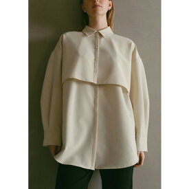 MANOF 正規商品 シャツ マノフ レイヤード シャツ LAYERED SHIRT アイボリー IVORY 2024春夏新作