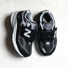 ニューバランス キッズ ベビー スニーカー 新作 運動靴 New Balance 990 IV990 スニーカー ブラック Black 2024春夏新作