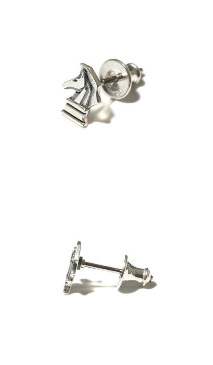 楽天市場】PUERTA DEL SOL プエルタデルソル ピアス Chess Knight 