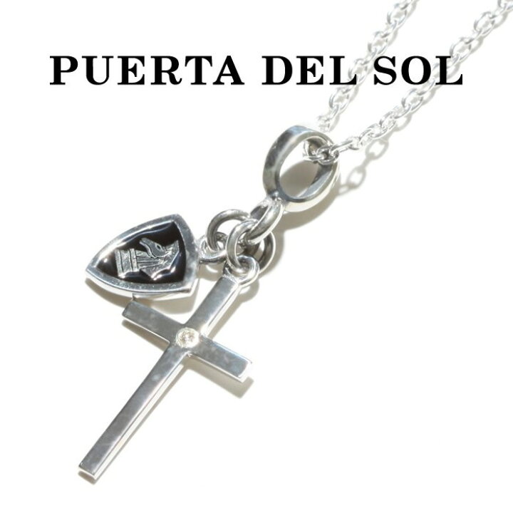 楽天市場】PUERTA DEL SOL プエルタデルソル Cross×Knight Necklace 