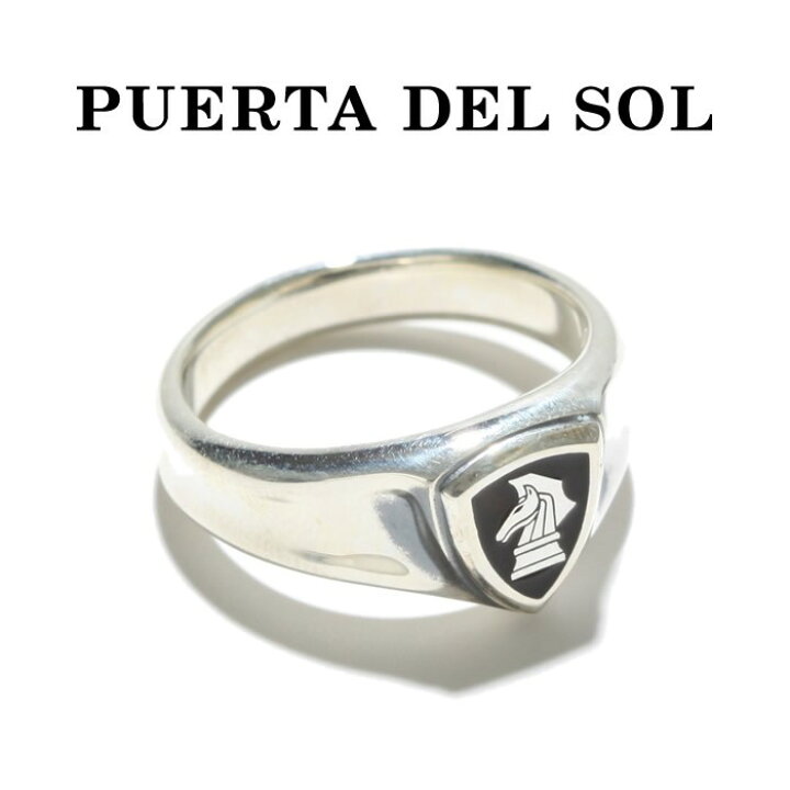 楽天市場】PUERTA DEL SOL プエルタデルソル Chess Knight Emblem Ring  