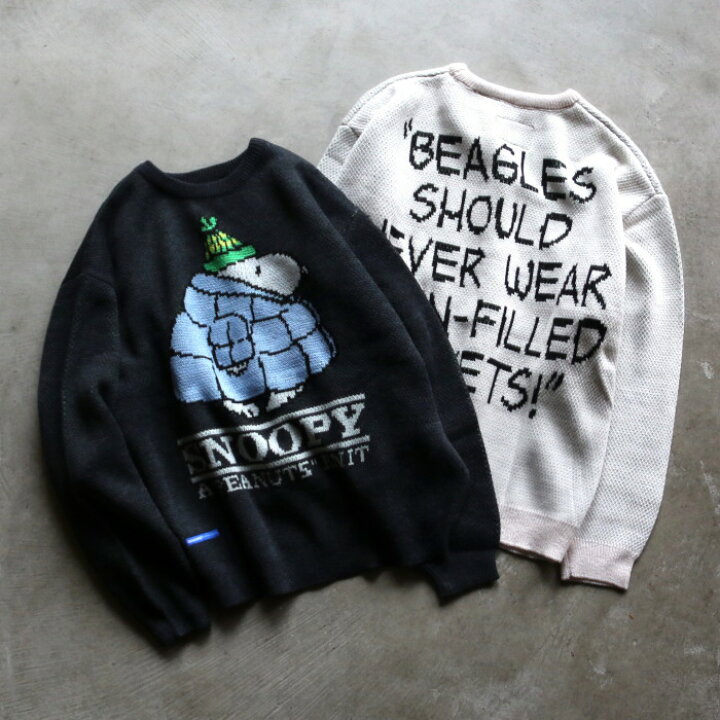 楽天市場】シークエンズ ニット トップス ユニセックス SEQUENZ SNOOPY 