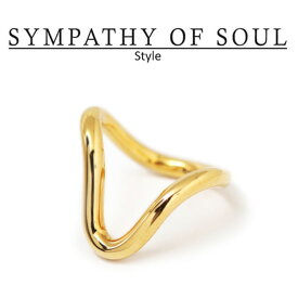 シンパシーオブソウル スタイル レディース SYMPATHY OF SOUL Style ドリップリング ブラス ゴールドコーティング Drip Ring BRASS GOLD【正規商品 公式通販】