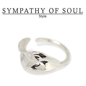 �V���p�V�[�I�u�\�E�� �X�^�C�� ���f�B�[�X SYMPATHY OF SOUL Style �t���b�^�[�����O �V���o�[ Flutter Ring SILVER�y���K���i �����ʔ́z