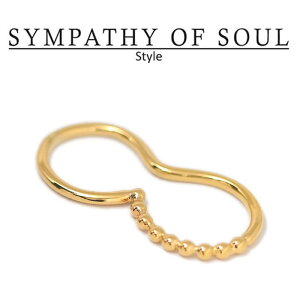 �V���p�V�[�I�u�\�E�� �X�^�C�� ���f�B�[�X SYMPATHY OF SOUL Style �o�u���R���r�l�[�V���������O �u���X �S�[���h Bubble Combination Ring BRASS GOLD�y���K���i �����ʔ́z