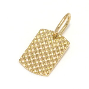 X[}_bN y_g Suman Dhakhwa X[ Xl[N p^[ hbO ^O 18K YG Small Snake Pattern Dog Tag K18YG