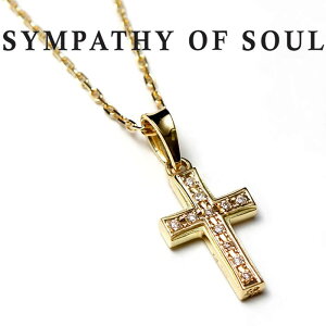 �V���p�V�[�I�u�\�E�� �l�b�N���X K18 �S�[���h �_�C�� SYMPATHY OF SOUL Small Gravity Cross Necklace K18YG Diamond �X���[���O���r�e�B�N���X�l�b�N���X Safari �f�ځy���K���i �����ʔ́z