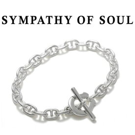 シンパシーオブソウル ブレスレット シック ホースシュー トグル アンカー メンズ レディース ユニセックス SYMPATHY OF SOUL Thick(太) Horseshoe Toggle Bracelet Anchor シルバー S/M/L【正規商品 公式通販】