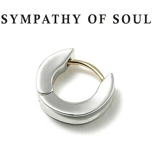 �V���p�V�[�I�u�\�E�� �s�A�X �V���o�[ �o���[ �t�[�v SYMPATHY OF SOUL Valley Hoop Pierce Silver �j�����p�y���K���i �����ʔ́z