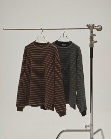 【先行予約】TODAYFUL トップス トゥデイフル ボーダー ロング Tシャツ Border Long T-shirts チャコールグレー/チョコ C.Gray/Choco 2色展開 正規取り扱い店 2026秋冬新作