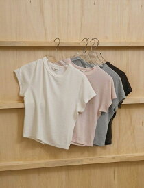 【先行予約】 TODAYFUL 正規商品 半袖 トップス トゥデイフル コンパクト スムース Tシャツ Compact Smooth T-shirts グレー/ベビーピンク/チョコ/エクリュ Grey/B.Pink/Choco/Ecru 4色展開 正規取り扱い店 2026春夏新作