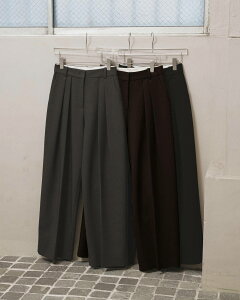 �y��s�\��z TODAYFUL ���K���i �p���c �g�D�f�C�t�� �{���f�B���O ���C�h �g���E�U�[�Y Bonding Wide Trousers �`���R�[���O���[/�u���b�N/���X�O���[�� C.Gray/Black/M.Grn 3�F�W�J ���K��舵���X 2026�H