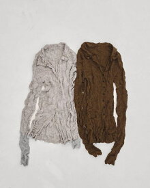 【27SS 先行予約】 TODAYFUL 正規商品 トップス トゥデイフル ネップ スキッパー ニット Nep Skipper Knit グレー/チョコ Gray/Choco 2色展開 正規取り扱い店 2027春夏新作