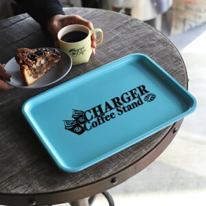 CHARGER COFFEE STAND gC g[ ~   TRIBECA CHARGERʒ vgC PLATRAY 360 Non Slip ru[ ROBIN BLUE AEghA Lv