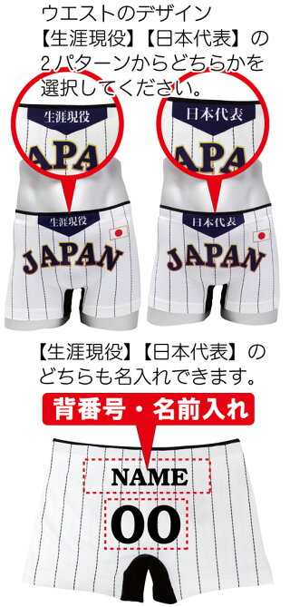 野球パンツ名入れ後