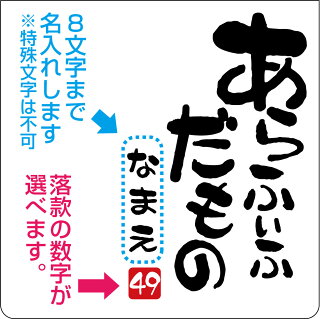 あらふぃふtシャツフロント