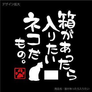 猫語Tシャツ箱があったら入りたいだって猫だもの拡大